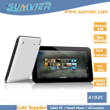 10.1 Inch 1024*600 Tablet PC with Android Dual Core